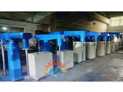 分散機(jī)完成，交付使用